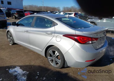 2015 Hyundai Elantra Sport из США, поврежденный, VIN KMHDH4AH0FU372120